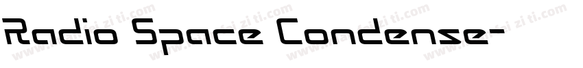 Radio Space Condense字体转换